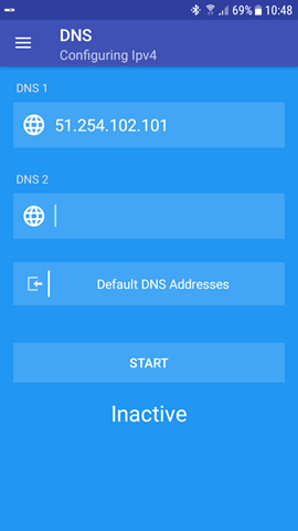 Настройки DNS Changer